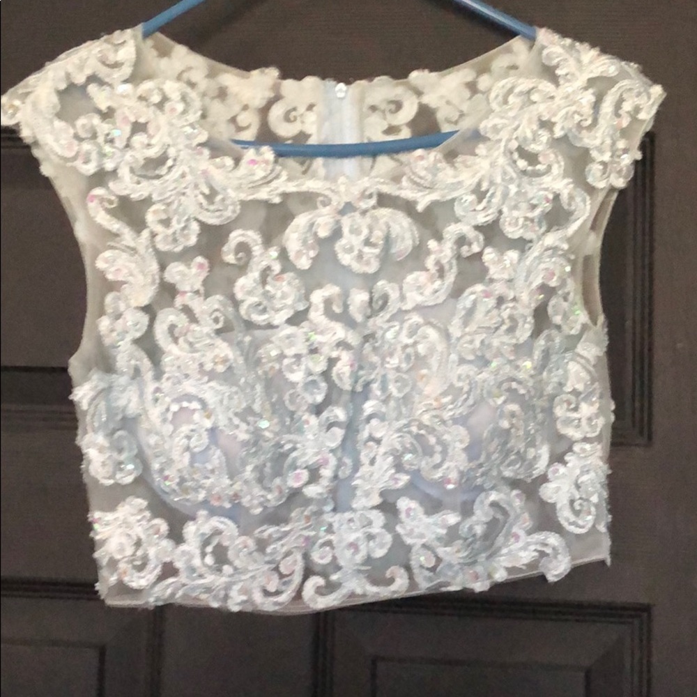 2 pc prom dress